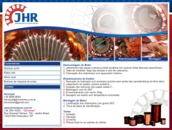 JHR Motores - Rebobinamentos de motores elétricos 